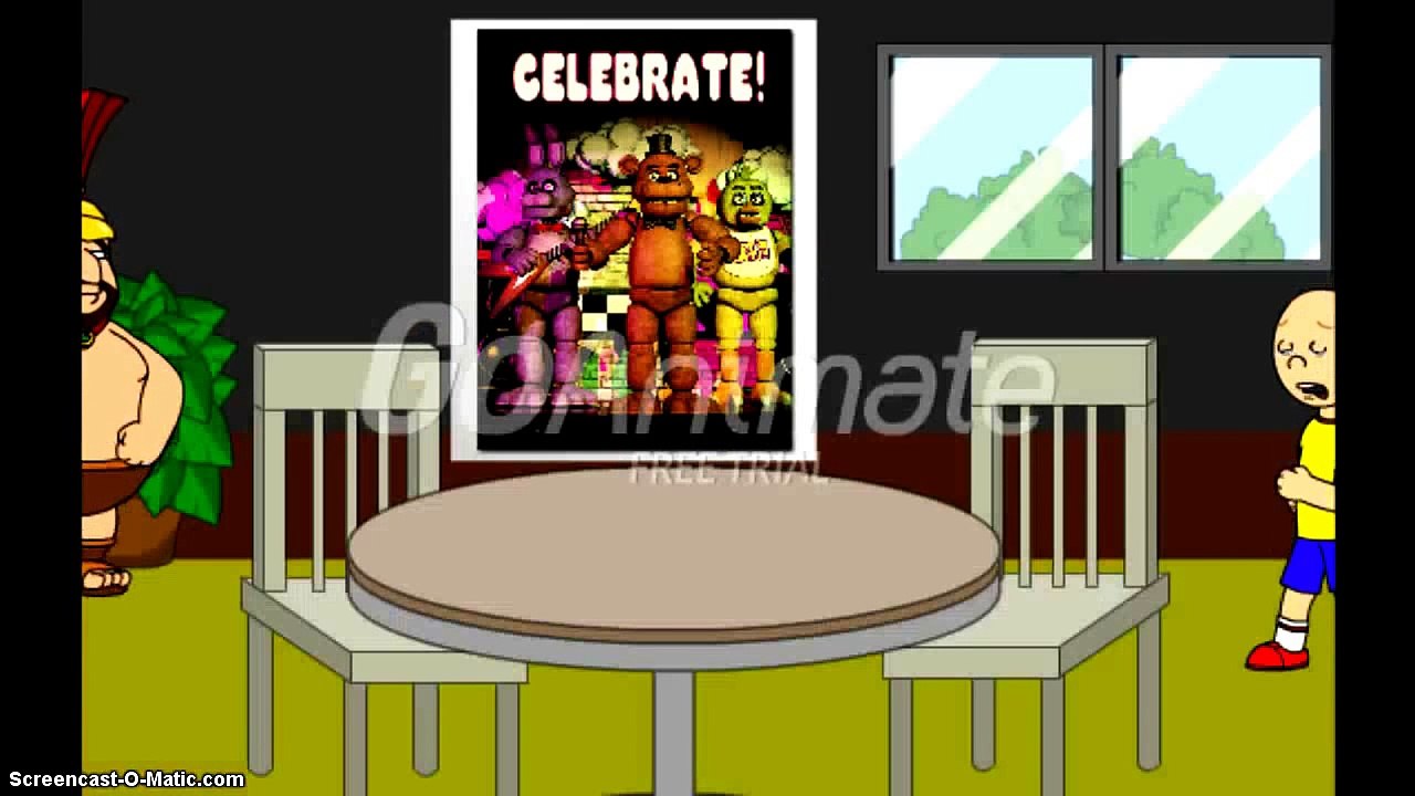 Caillou Explores Five Nights at Freddys