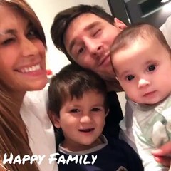 Lionel messi happy family
