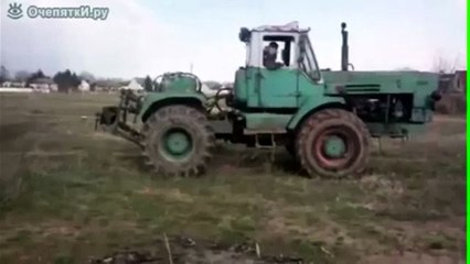 Кто сильнее- Автомобиль КрАЗ vs Трактор Т-150к ХТЗ