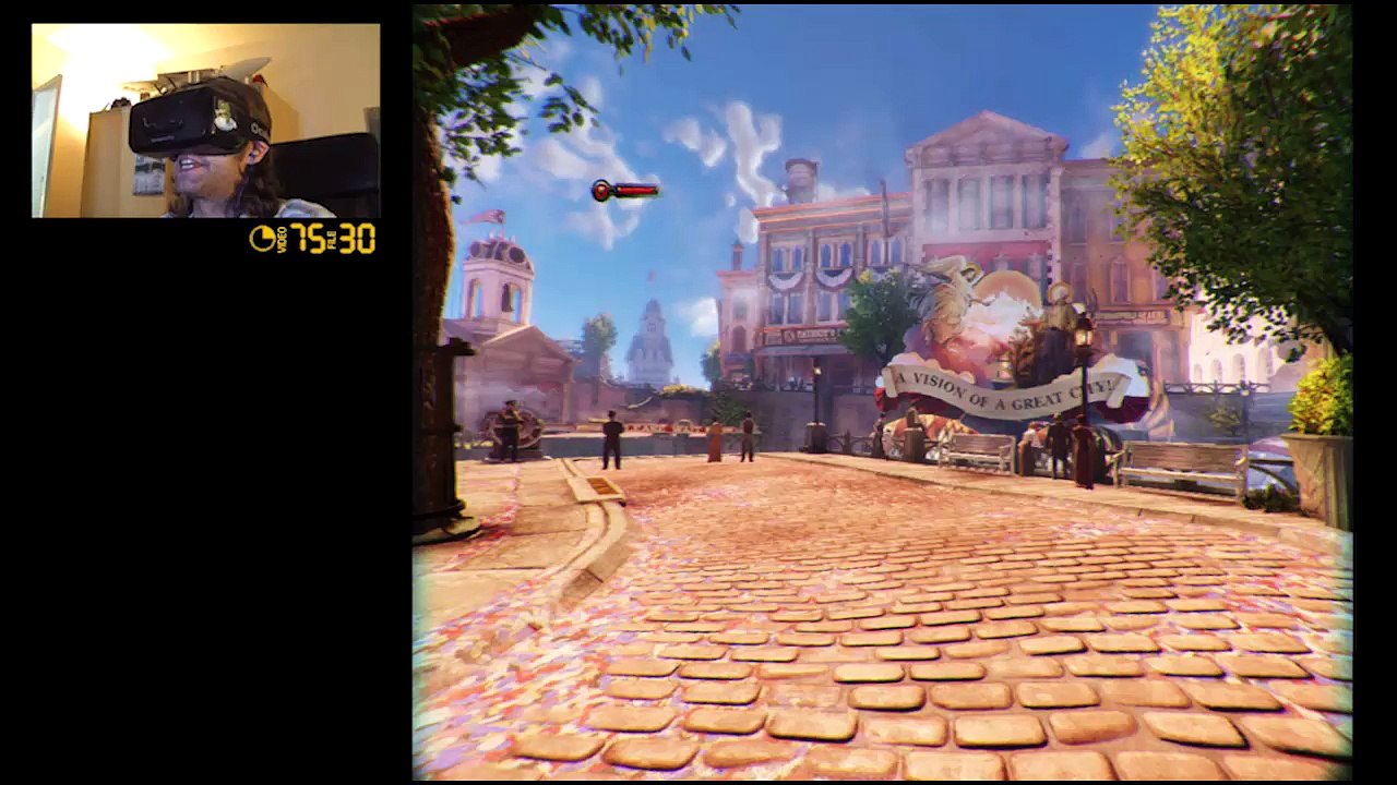 Oculus Rift DK2 - Bioshock Infinite/VorpX - #1 "Just a 4chan joke"