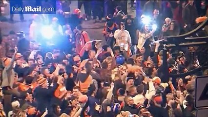 Bronco fans in Denver celebrate Super Bowl 50 victory _ Daily Mail Online