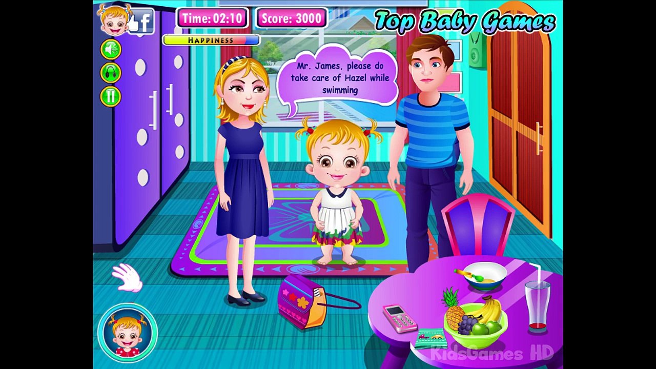 Baby Hazel Game movie - Baby Swimming Time - Dora The Explorer