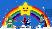 848 Twinkle Twinkle Little Star Lego Super Hero Super Heroes Nursery Rhymes for Kids848