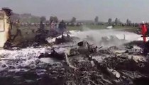 4 kişinin öldüğü Myanmar'daki uçak kazasından ilk görüntüler