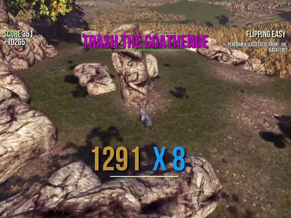 Breaking news- Stonehenge destroyed  (Goat Simulator)