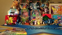 Opening Pokemon Mega Rayquaza Pin Blister Pack! Ty & Ash Battle!