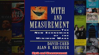Download PDF  Myth and Measurement FULL FREE