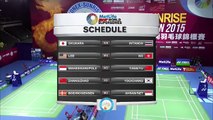 Yonex Sunrise Hong Kong Open 2015 | Badminton SF M1-WS | Nozomi Okuhara vs Ratchanok Intanon