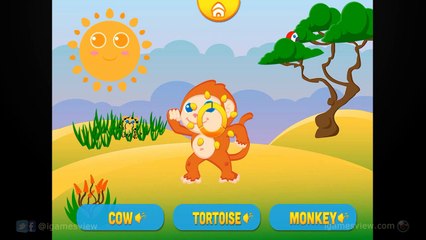Funny Animals for baby and preschool toddler Play and learn - iPhone & iPad Gameplay Video