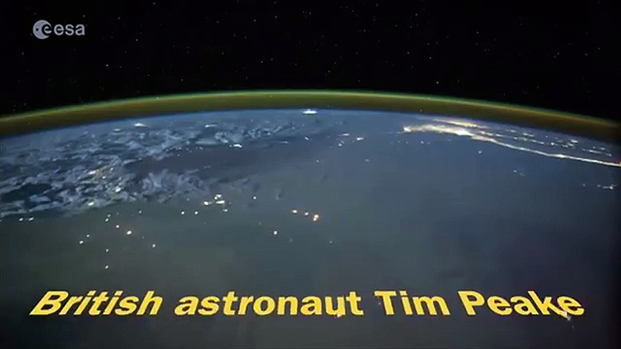 Space timelapse shows lightning storms - BBC News (FULL HD)