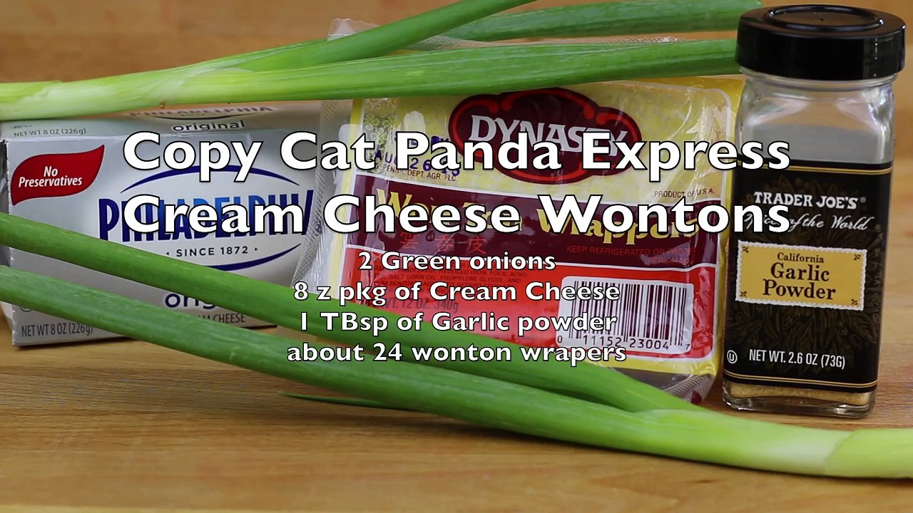 Copy Cat Panda Express Cream Cheese Rangoons