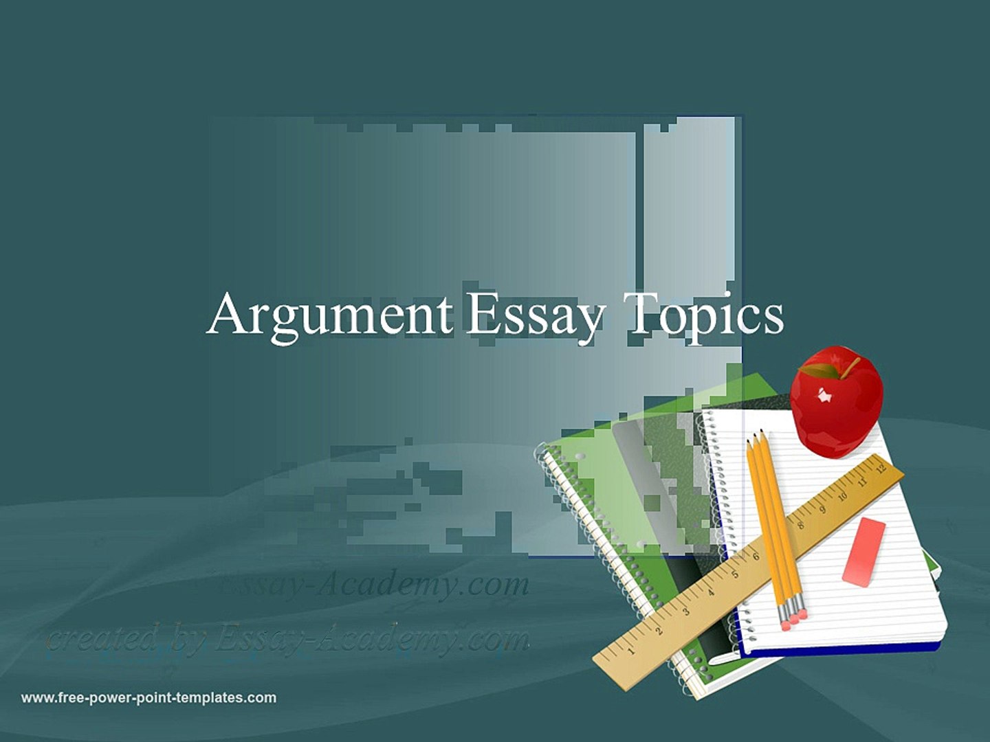 ⁣Argument Essay Topics