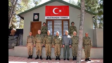 Necdet Özel'in Süleyman Şah ziyaretinden özel kareler