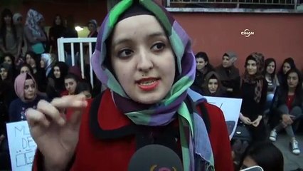 Öğenciler çatalın bile bulunmadığı KYK yurdunu protesto etti