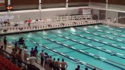 Супер Пловец, чемпионский заплыв на спине