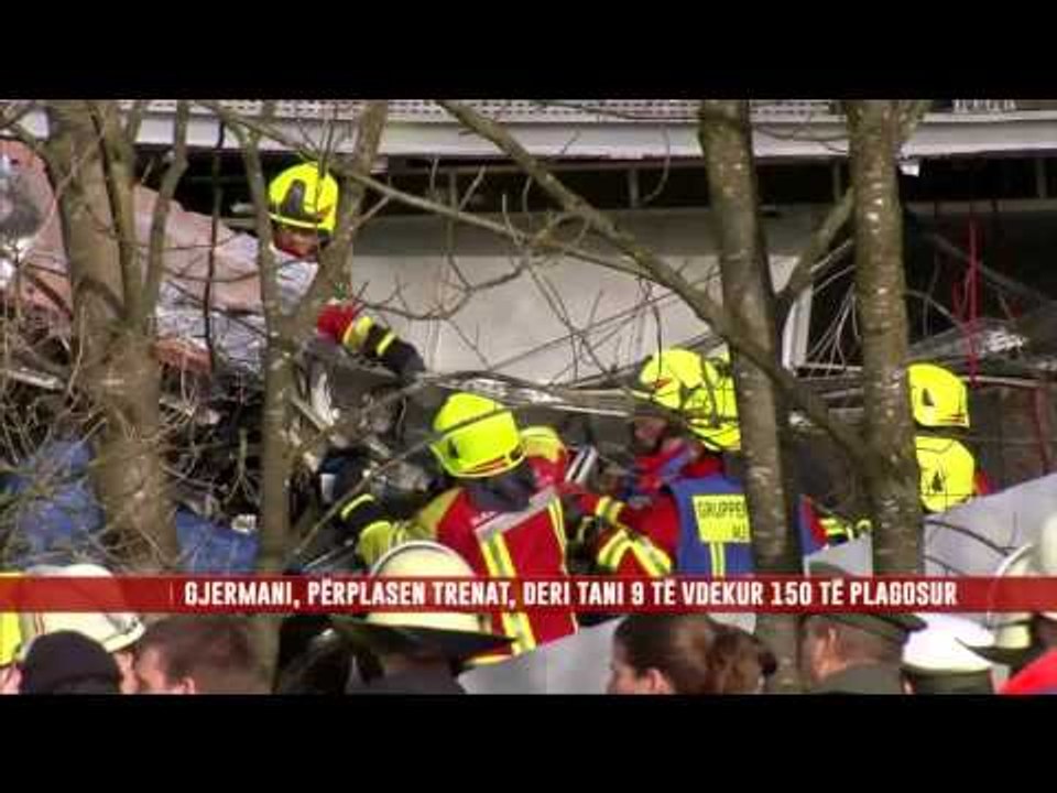 GJERMANI, PËRPLASEN TRENAT, DERI TANI 4 TË VDEKUR 150 TË PLAGOSUR