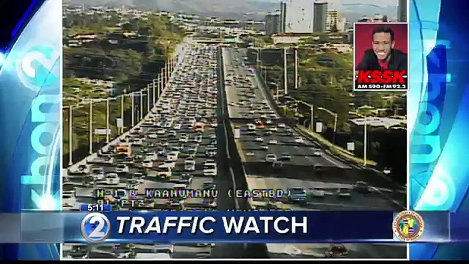 KHON2 News at 5-Traffic (News World)