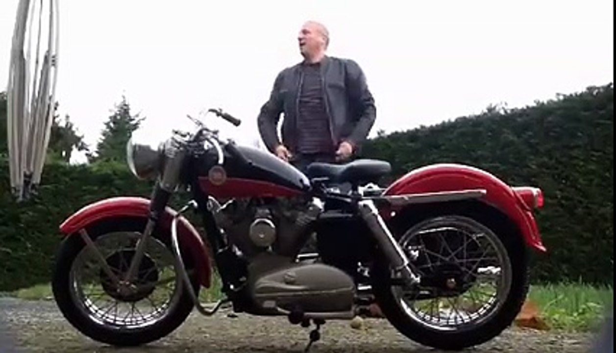 Effet optique moto miniature