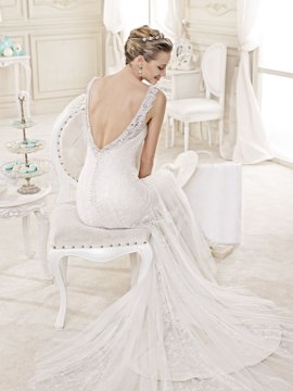 Backless Wedding Dress | Backless Mermaid Wedding Dresses | Nova Bella Bridal Nisantasi Istanbul