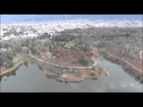 Pamje e mrekullueshme e natyrës! Liqeni artificial i Tiranës nën syrin e dronit- Ora News