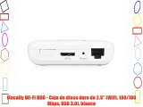 Macally Wi-Fi HDD - Caja de disco duro de 2.5 (WiFi 100/100 Mbps USB 3.0) blanco