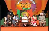 Navjot Singh Sidhu ke choke chhake in Narendra Modi's Delhi rally ( Hindi speech )