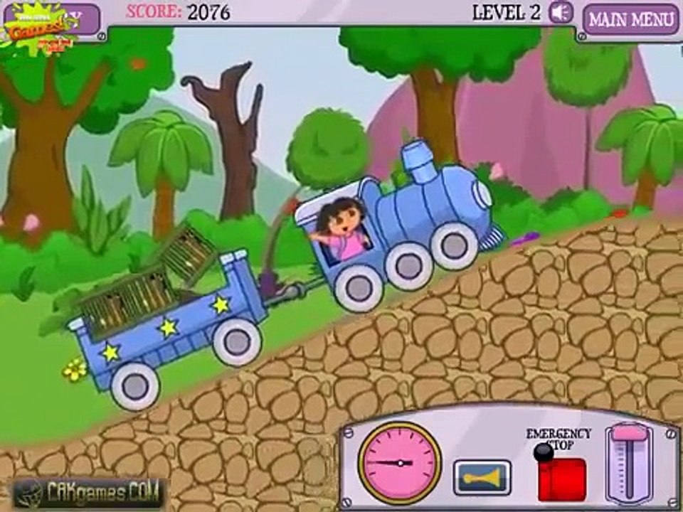 dora train express game DORA the Explorer game for children and girls to play online baby games l Cj