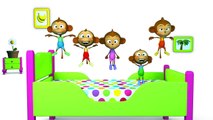 Childrens Songs Cartoons Five Little Monkeys! Kids Music & Nursery Rhymes