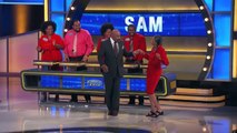 Steve goes toe to toe with Edna!!! | Family Feud