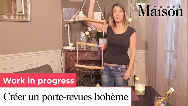 DIY : créez un porte-revues bohème