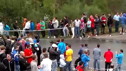 На ралли в Испании Porshe «влетел» в зрителей