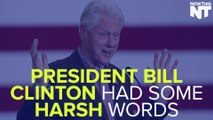 Bill Clinton Bashes Bernie Sanders