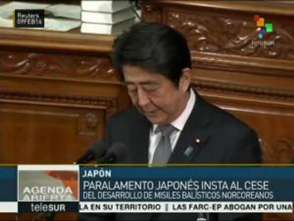 Parlamento japonés exige a Norcorea cese programa de misiles