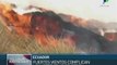 Ecuador: incendio forestal amenaza Reserva Ecológica Antisana