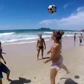 #AMAZING Volley Ball play by DOG at Beach(Must See)!!