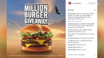 Jack in the Box is giving away 1 million burgers!