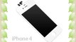 HIPOPAPO Pantalla táctil LCD completo para Iphone 4 / 4G color Blanco. Kit de reparación Cristal