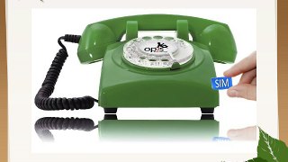OPIS 60s MOBILE: móvil de sobremesa / teléfono GSM / teléfono de escritorio GSM / telefono
