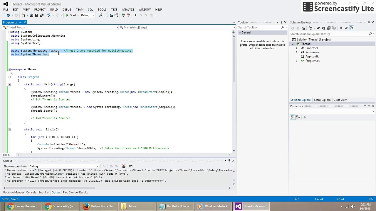 How To Use Multithreading In C#