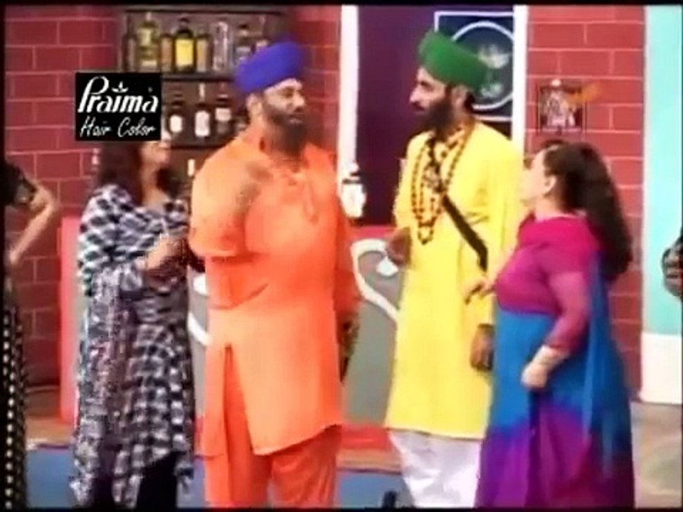 Nasir Chinyoti & Iftikhar Thakur On Fire - Best Punjabi Stage Comedy