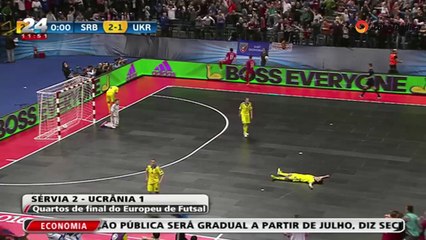 Sérvia 2-1 Ucrânia | Quartos de Final | EUROFutsal2016