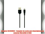 Energizer DC2UCMC2 - Cargador de coche para Smartphone con conector MicroUSB (2 USB)