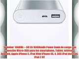 *Genuine* XIAOMI -- 5V 2A 10400mAh Power Bank de carga con conexión Micro-USB para los smartphone