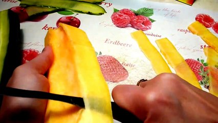 Цветы из моркови и кабачка! Flowers of carrot and zucchini! Decoration of vegetables