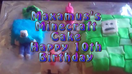 Minecraft Cake - Yes a 3D Minecraft Birthday Cake
