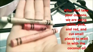 DIY Lipstick Made Out Of Crayons