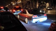 Brand New Latest Nissan Skyline R33 - Drifting and LOUD flames!