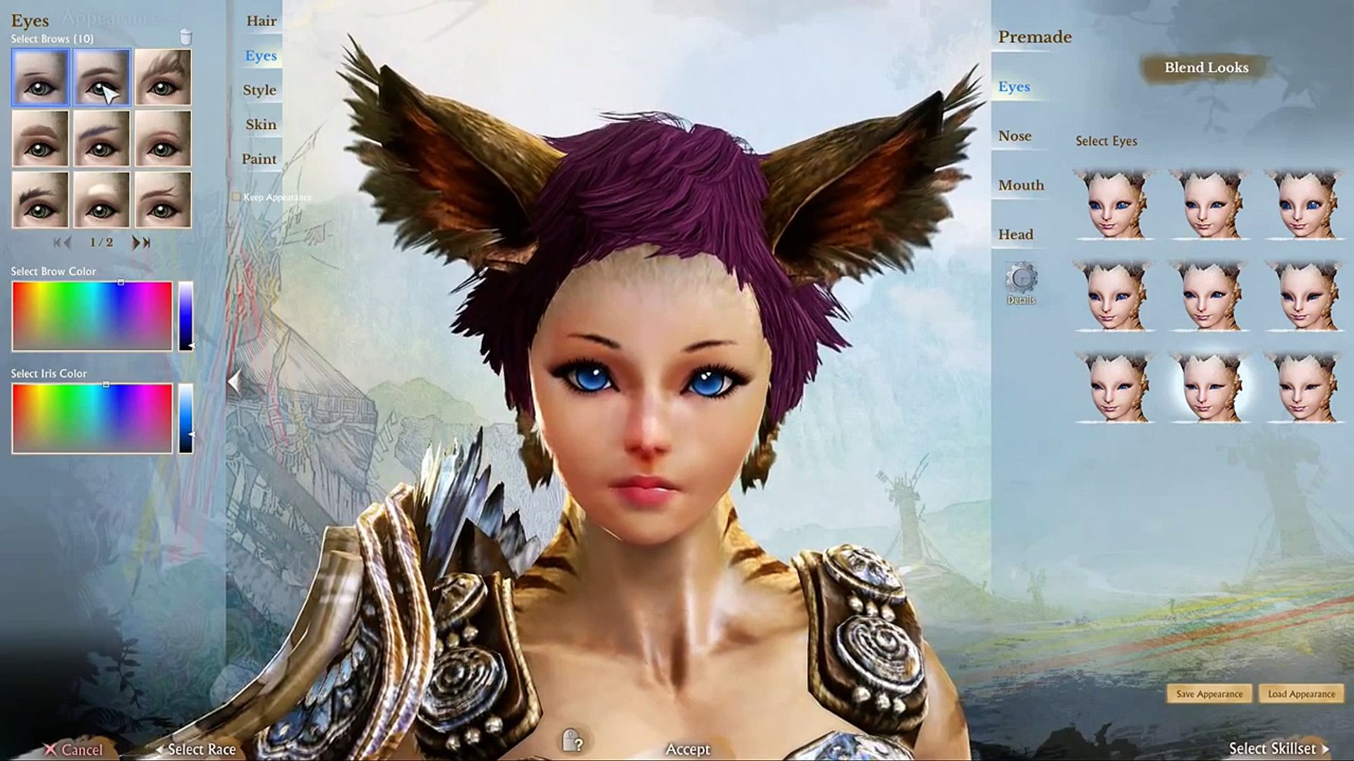Presets archeage download character