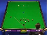 Funny snooker moment - Mark Selby wants to hand over his shot to the referee (Masters 2009)