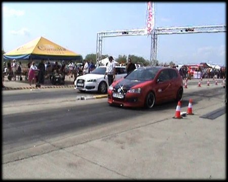 Audi S3 Vs. VW Golf V GTI Drag Race